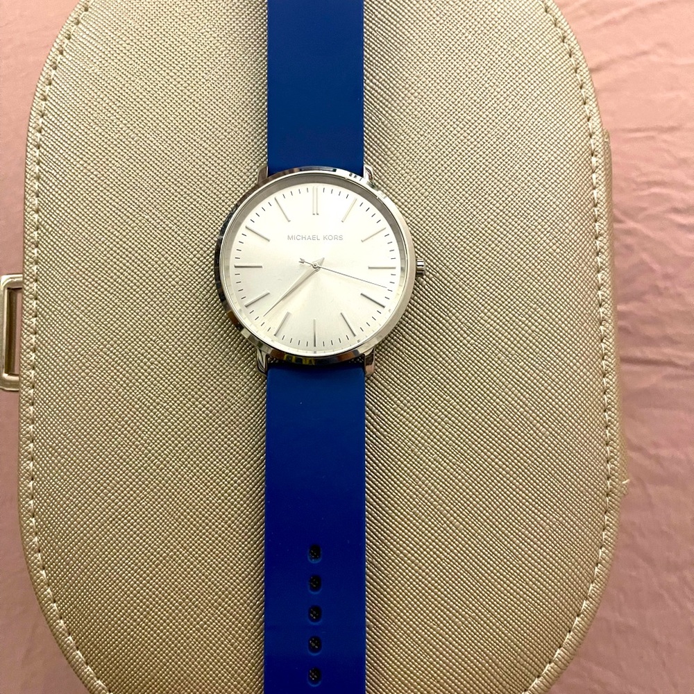 Cobalt blue Michael Kors ladies wristwatch